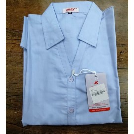 3-4 sleeve Plane Ladies shirt reon  material 